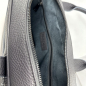 Preview: BGents leather Business Bag grey, open
